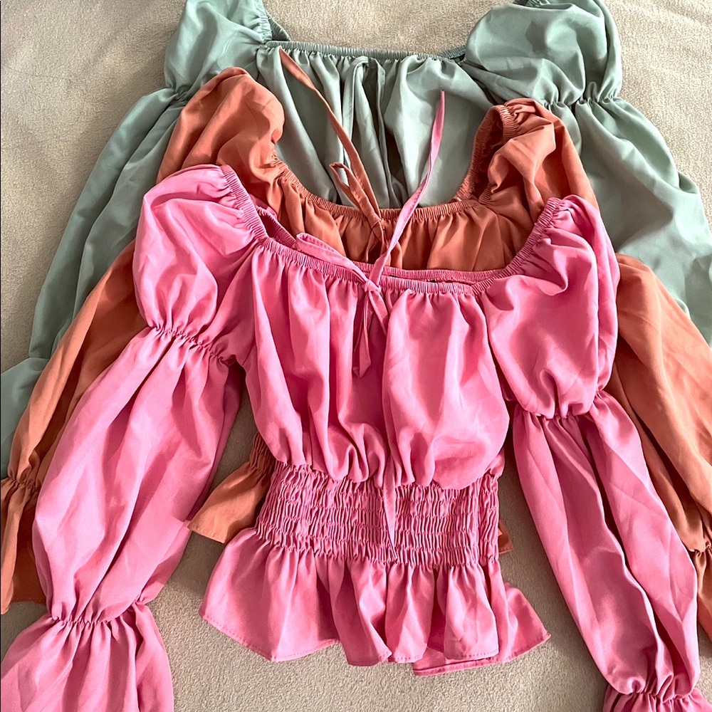 3/4 crop tops